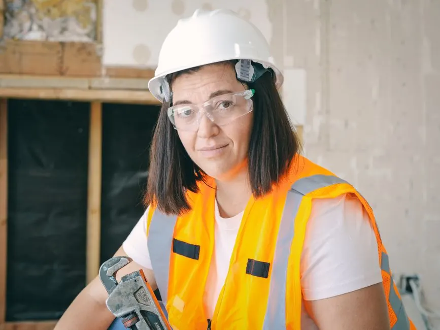 Downtown Houston plumbing technician on site